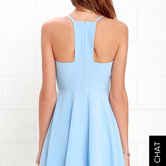 Baby blue dress. - Picture 3 of 4
